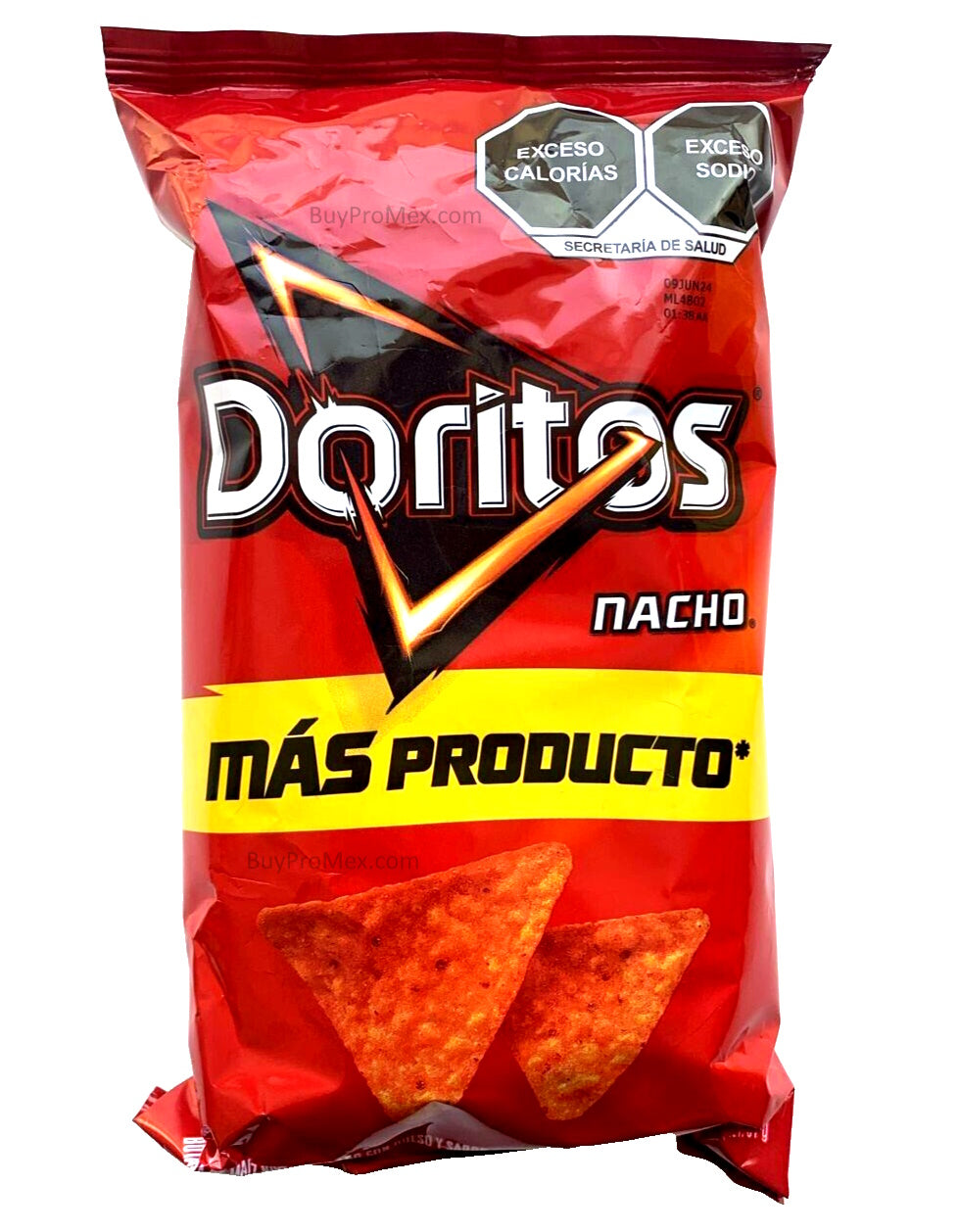 6-Pk Mexican Doritos Nachos Cheese & Chili  58g/2.04oz