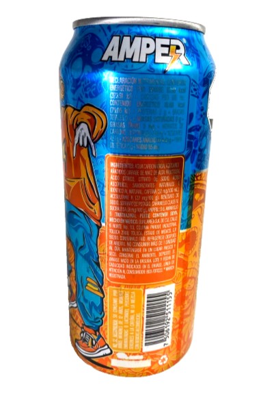 4-Pk Amper Mango Party Energy Drink 473ml/15.99 Fl oz