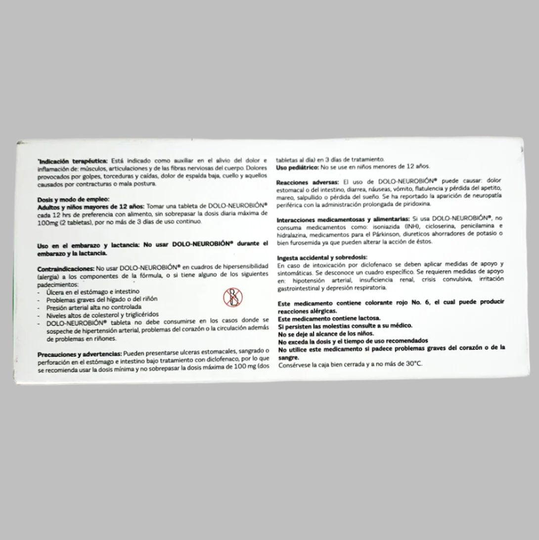 Dolo-Neurobion Complex B 5 Tablets