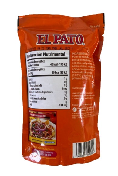 6-Pack Salsa El Pato Habanero Enchilada Sauce 200g/7oz ea