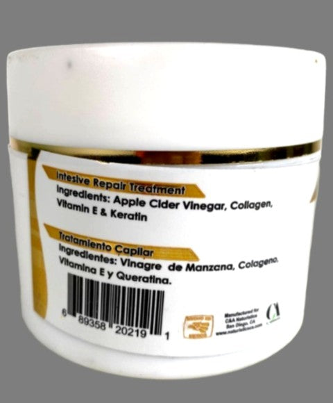C&A Hair Mask Treatment Collagen, Keratin, Apple Cider Vinegar, 260ml/8.8oz