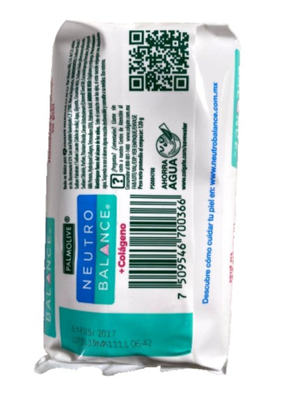 Palmolive Neutro Balance + Colágeno Dermolimpiador 120g/4.2oz