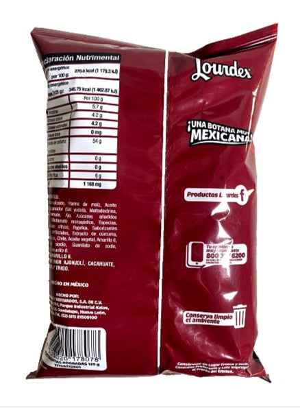 8-Pk Lourdes Tostaditas Adobadas 125g/4.40oz