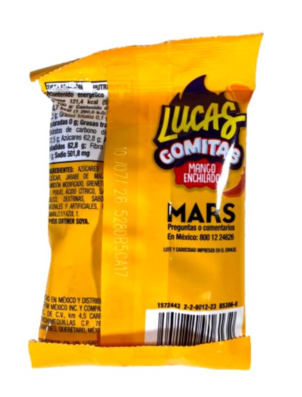 6Pk-Lucas Gomitas Mango Enchilado 40g/1.41Oz