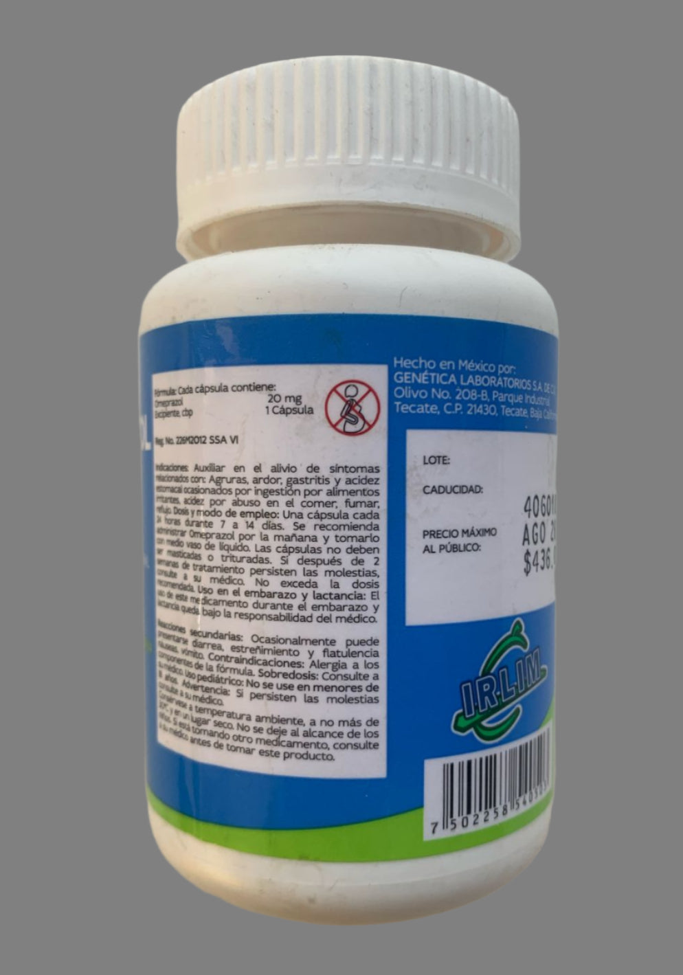 Omeprazol 20mg 60 capsules