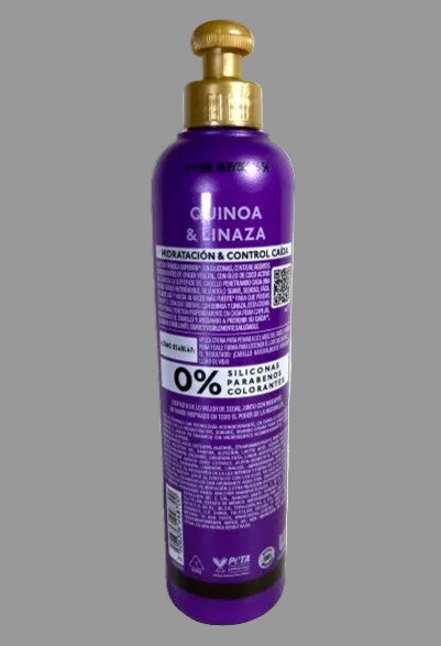 Purple bottle with gold pump on a white background