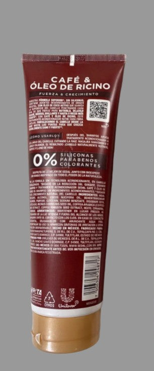 Sedal Café & Castor Oil Conditioner Treatment | Strength & Growth | 260ml