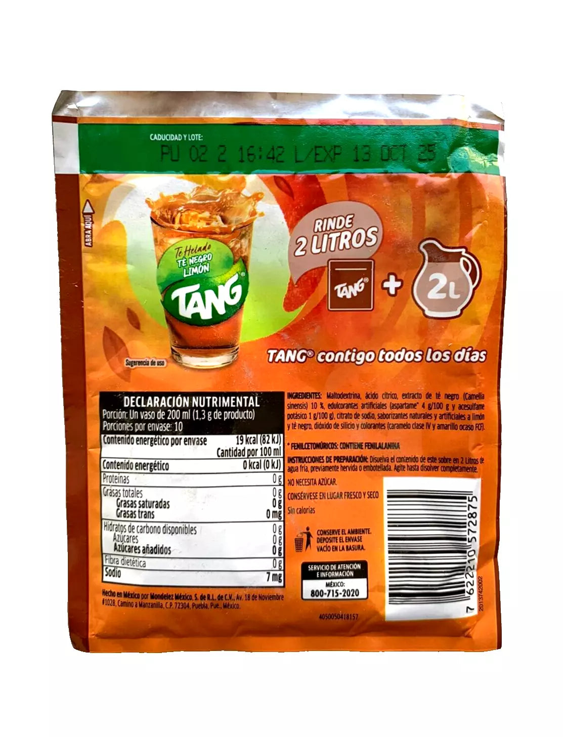 12-Pk TANG Lemon Black Tea 13g/.45oz