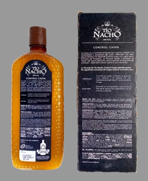 Tío Nacho Anti-Loss Hair Dandruff Shampoo + Propoleo 415ml/14.03oz
