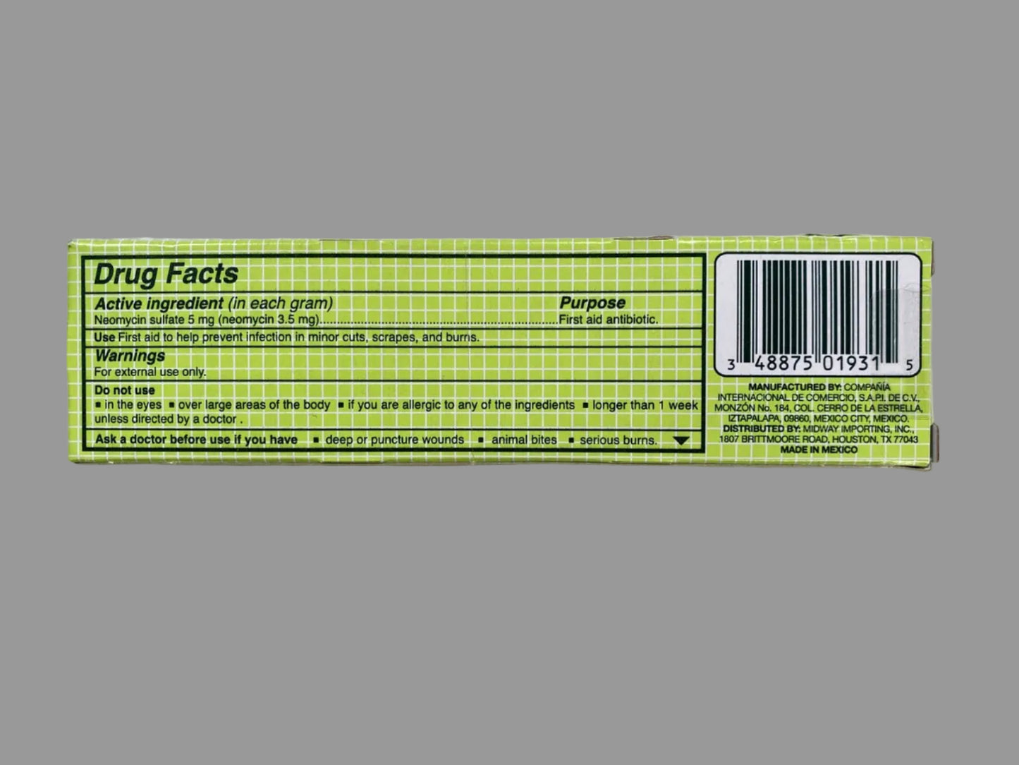 2-Pk Vitacilina Skin Ointment w/Retinol 28gr/.98oz