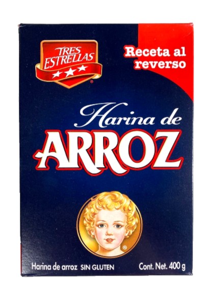 Tres Estrellas Harina de Arroz / Rice Flour 400g/14.10oz