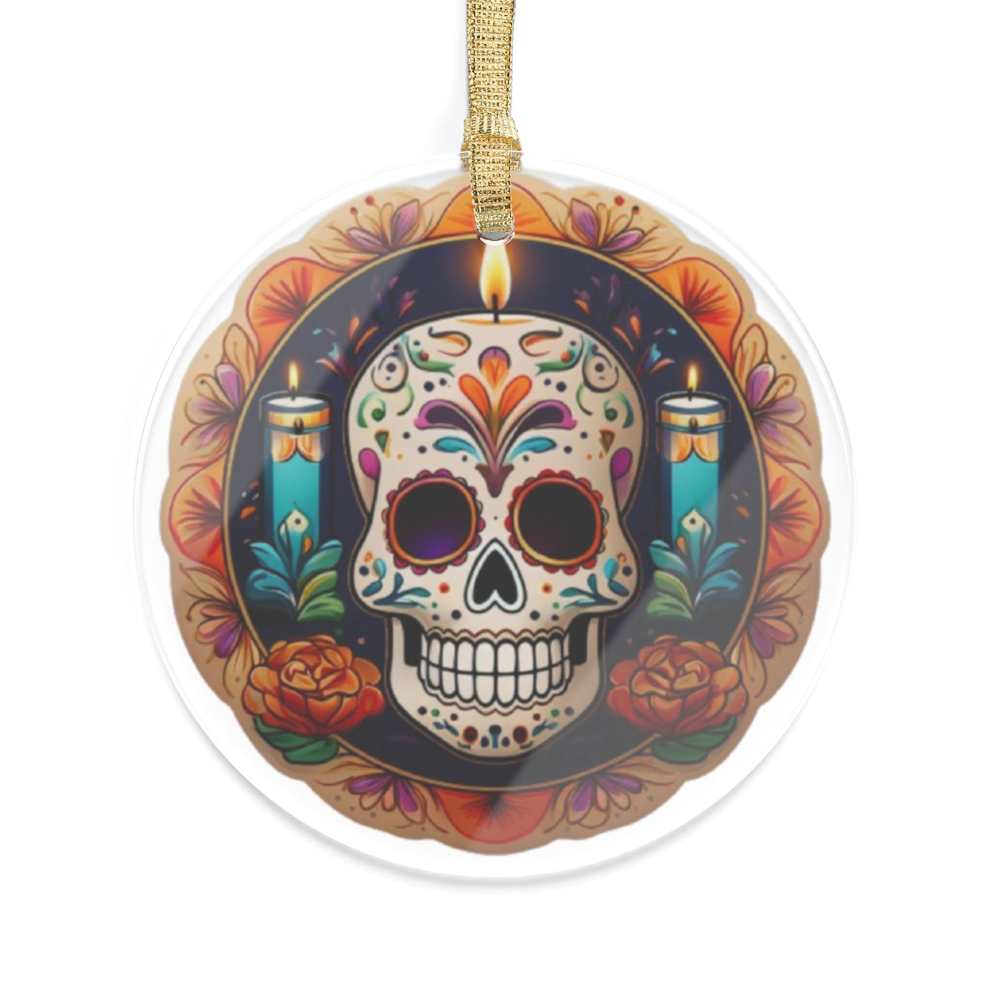 Dia de Muertos Acrylic Ornament