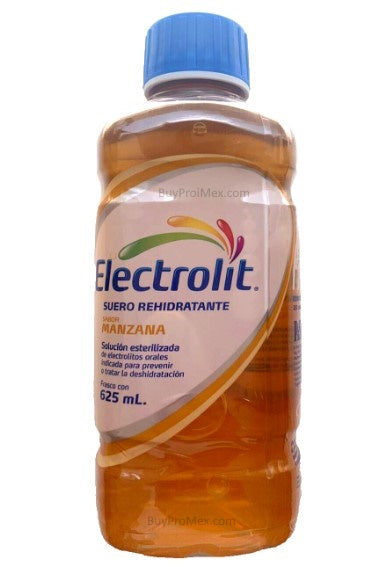 4-Pk Apple Oral Electrolyte Solution/Electrolit Manzana 625ml/21oz