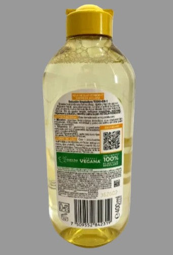 Garnier SkinActive Micellar Water Vitamin C 400ml Agua Micelar Vitamina C Mexico