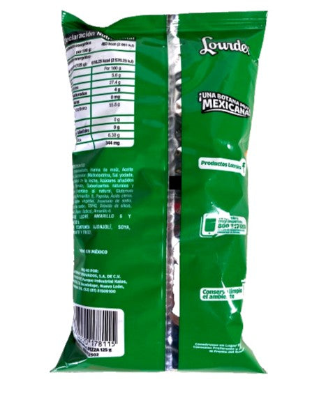 8-Pk Lourdes Tostaditas Sabor Pizza/Lourdes Pizza Flavored 125g/4.40oz