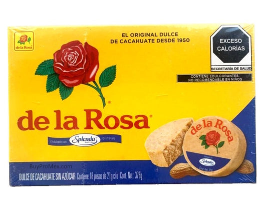 De La Rosa Mazapan Sugar-Free Made with Splenda 18pz 378g/13.3oz