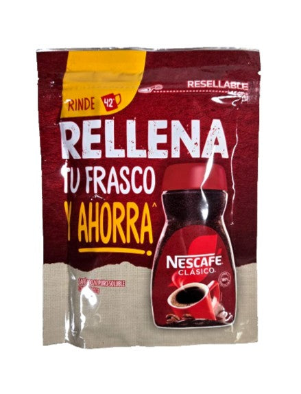 4Pk- Nescafe Clasico Soluble/Instant Coffee Nescafe Clasico 85gr/2.99oz ea.