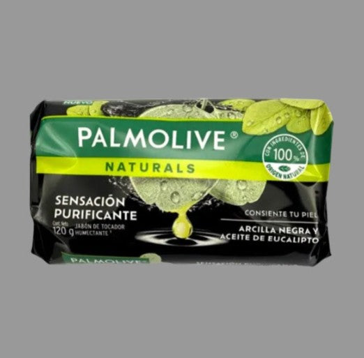 4-Pk Palmolive Naturals Purifying Soap w/Black Clay & Eucalyptus Oil 120g/4.23oz