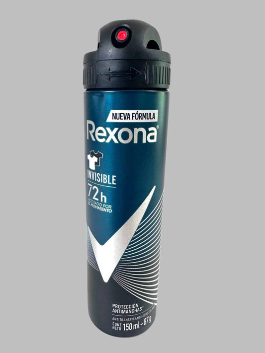 Men's Rexona Invisible 72H Spray Deodorant 150ml-87g