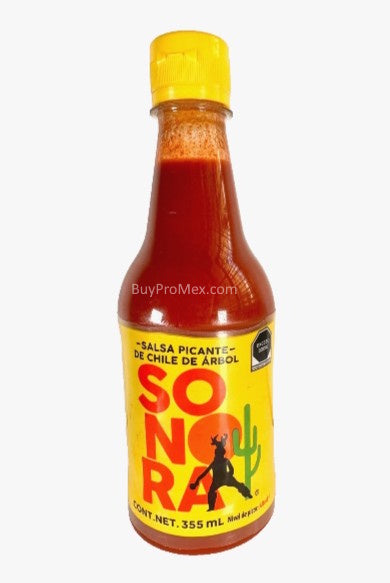 Salsa Picante SONORA Chile de Arbol 355ml/ 12 Fl oz