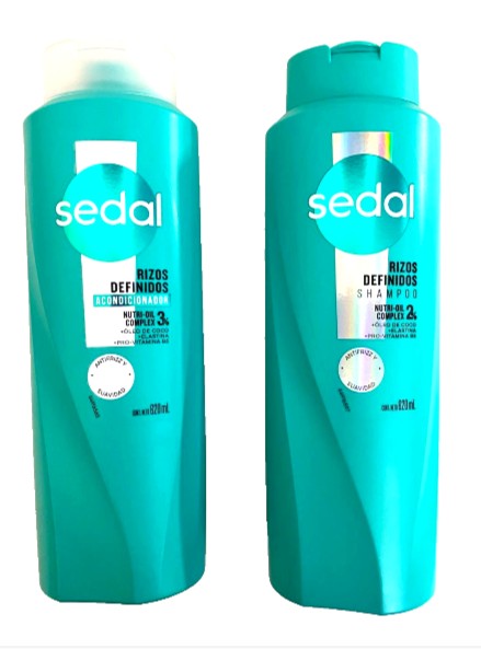 2-PK SEDAL Defined Curls/Rizos Definidos Shampoo & Conditioner 620ml/20.96oz