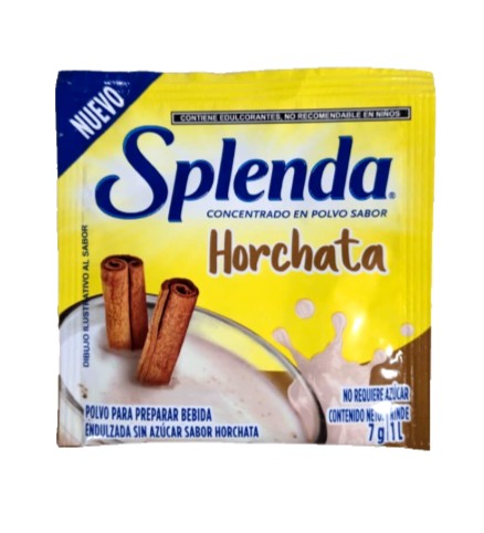 8-Pk  Splenda Horchata Powdered Drink Mix 7gr/.24oz