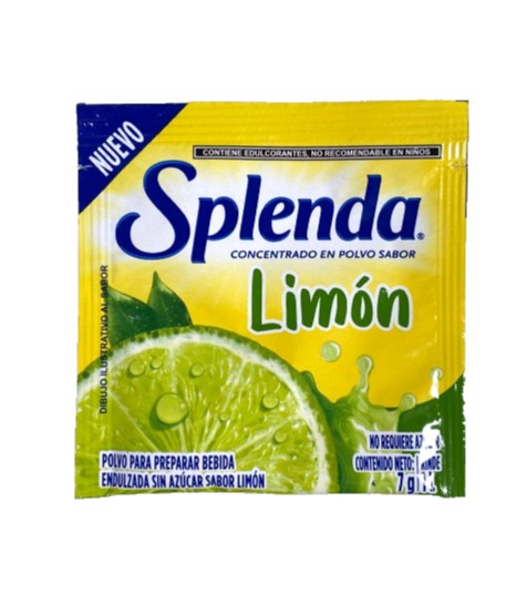 12-Pk  Splenda Limon Powdered Drink Mix 7gr/.24oz