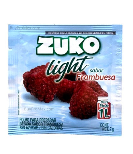 12-Pk Zuko Light Frambuesa/Raspberry 7g/.24oz