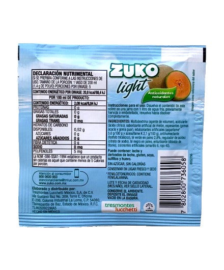 12-Pk Zuko Light Melon 7g/.24oz