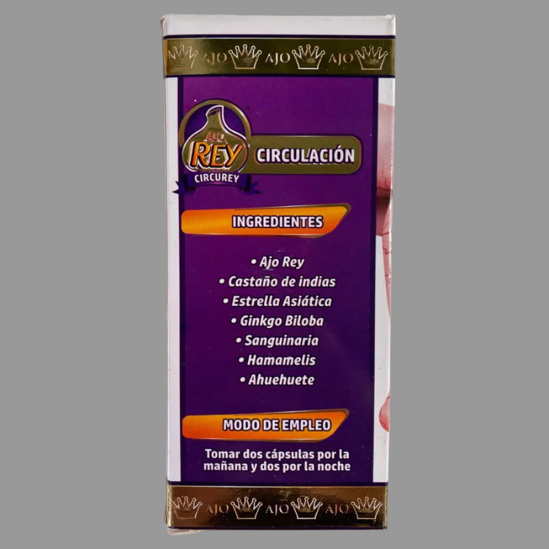 Ajo REY CIRCUREY Circulación 100 Capsules 500mg