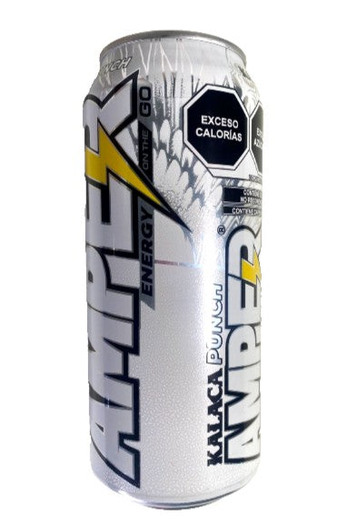 4-Pk Amper Kalaca Punch Energy Drink 473ml/15.99 Fl oz