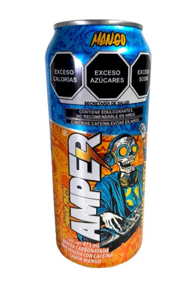 4-Pk Amper Mango Party Energy Drink 473ml/15.99 Fl oz