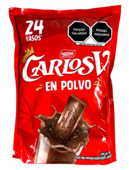 2-Pk Nestle Carlos V Milk Chocolate Powder Mix 345gr/12.16oz
