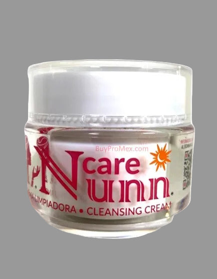 Jar of N'care Nunnin cleansing cream on a white background