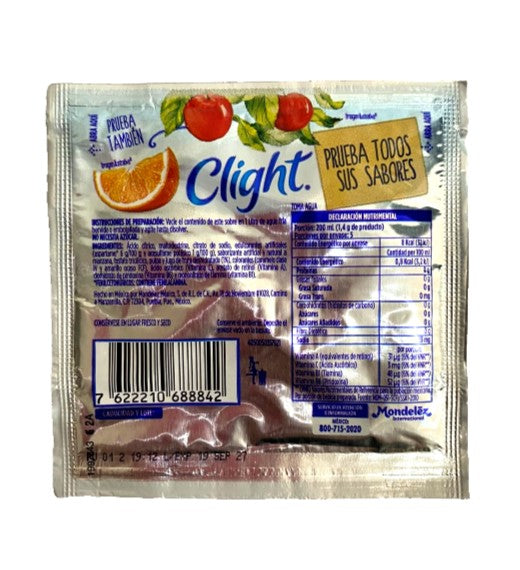 12-Pk Clight Apple Flavor Mix/ Clight Sabor Manzana 7gr/.24oz