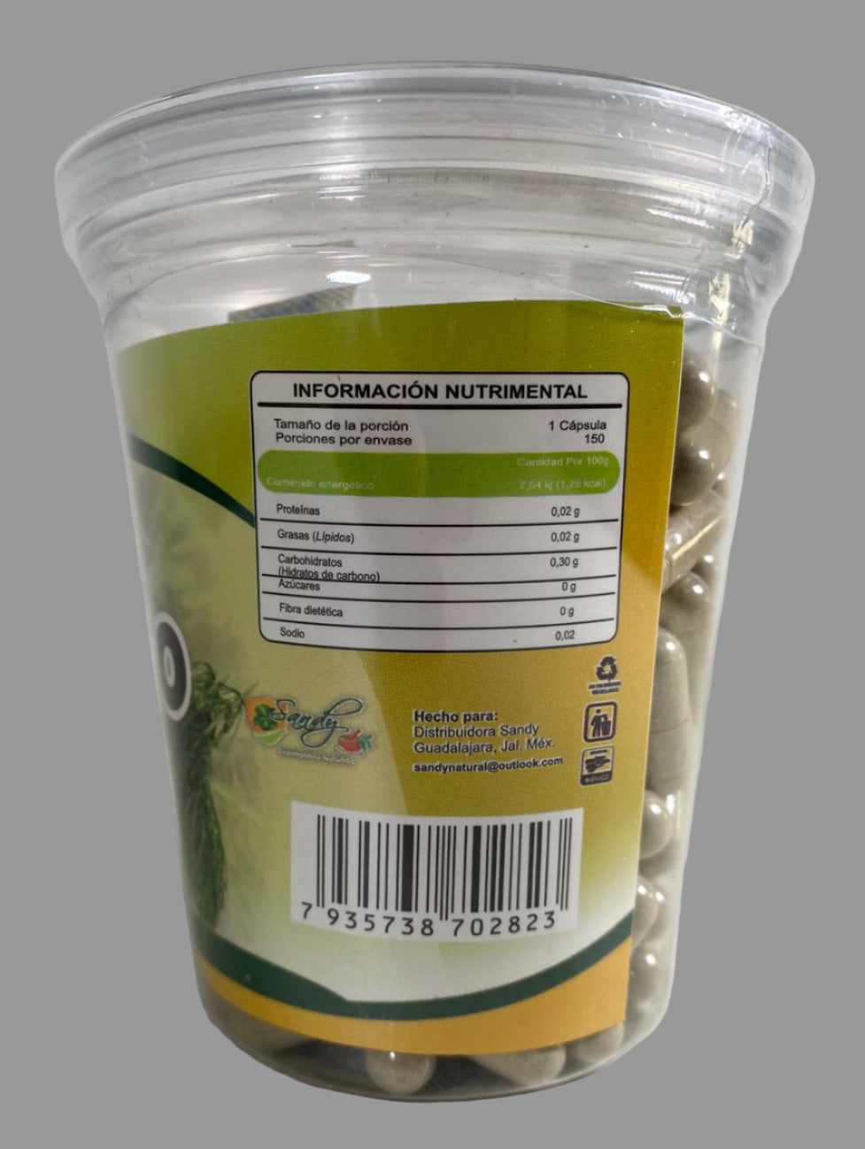 Cola de Caballo (Horsetail, Equisetum arvense) 150 Capsules of 400mg
