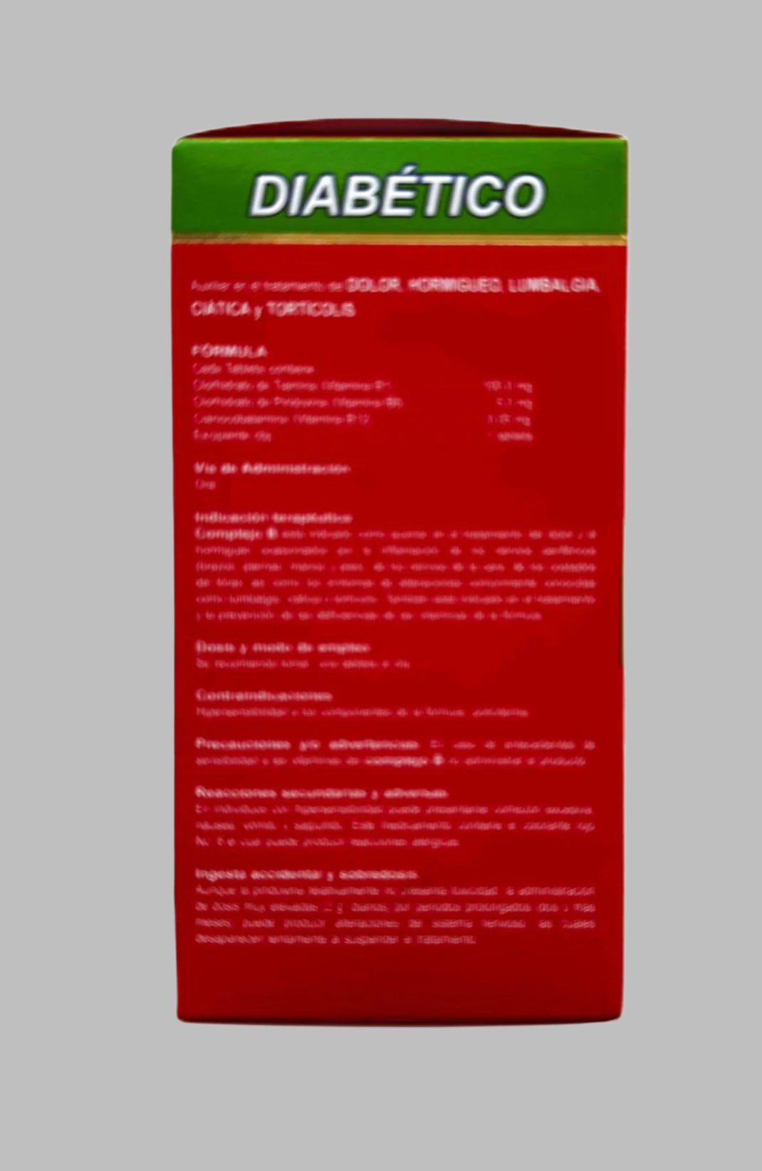 Complejo B Diabetico/Diabetic Vitamin B Complex 30 tablets