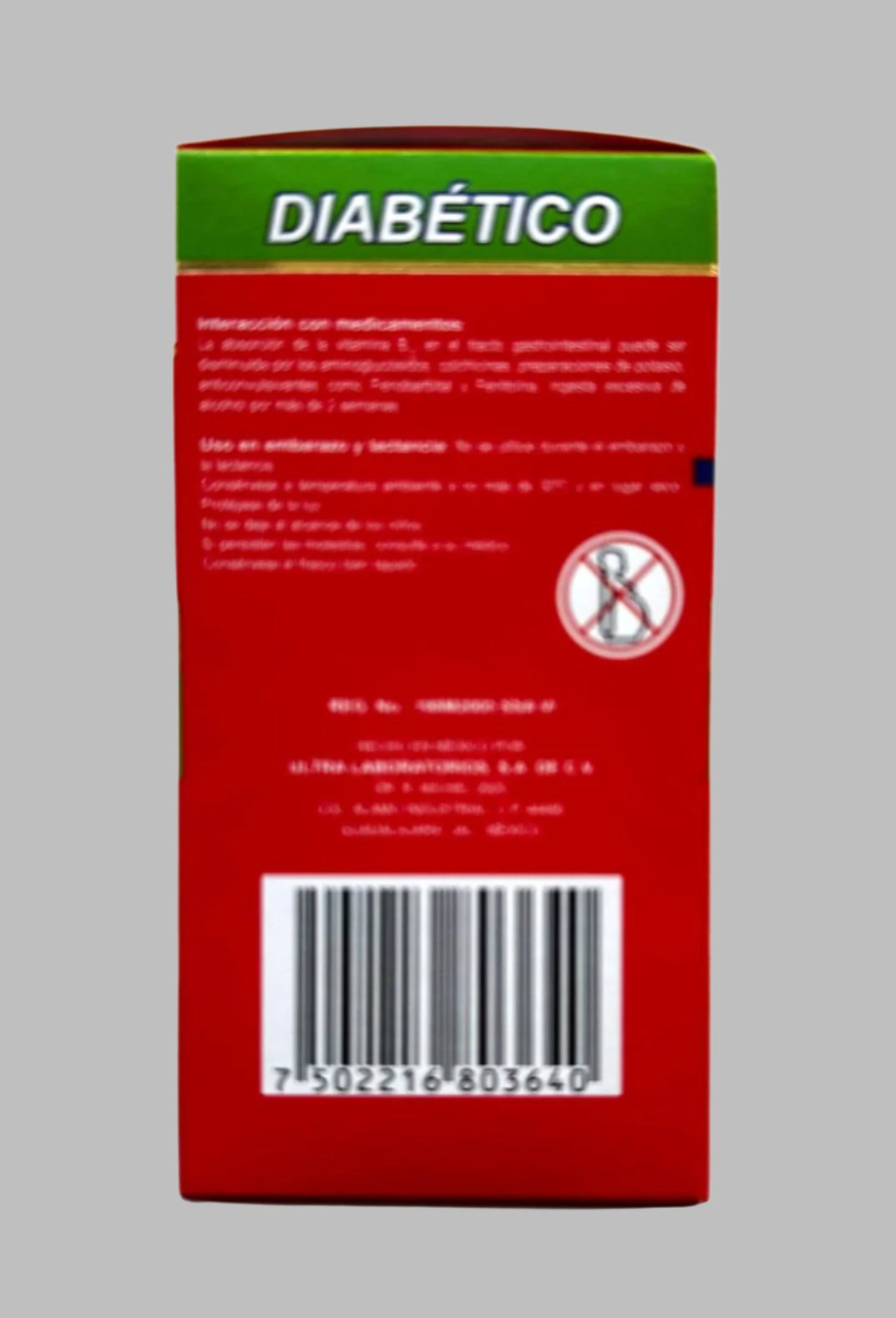 Complejo B Diabetico/Diabetic Vitamin B Complex 30 tablets