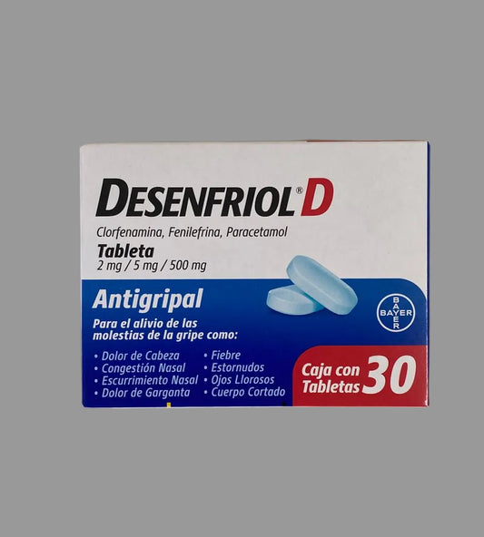 Desenfriol D Anti-Flu 30 Tablets