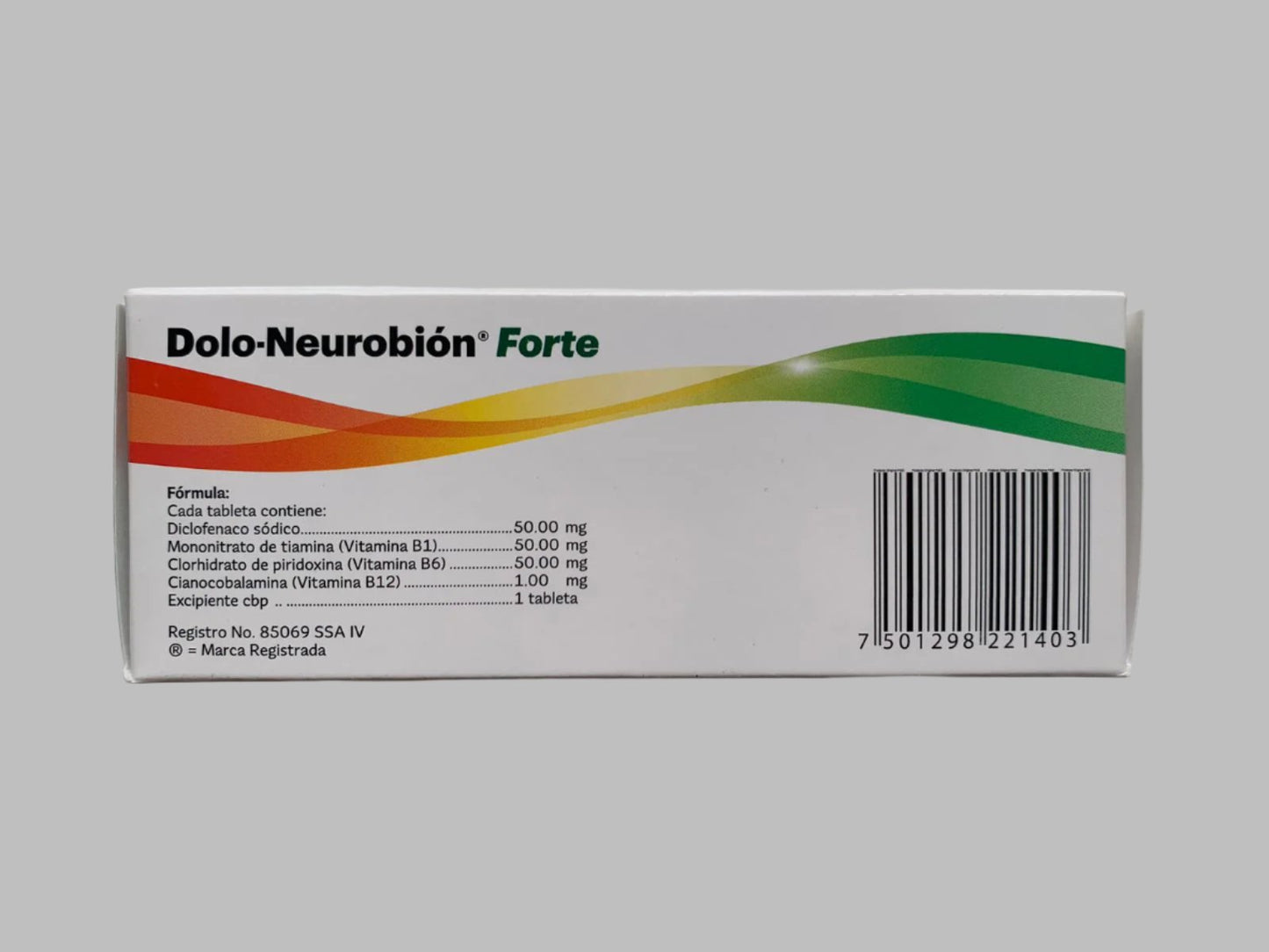 Dolo-Neurobion Forte (thiamine, pyridoxine,cyanocobalamin, and diclofenac) 30 Tablets