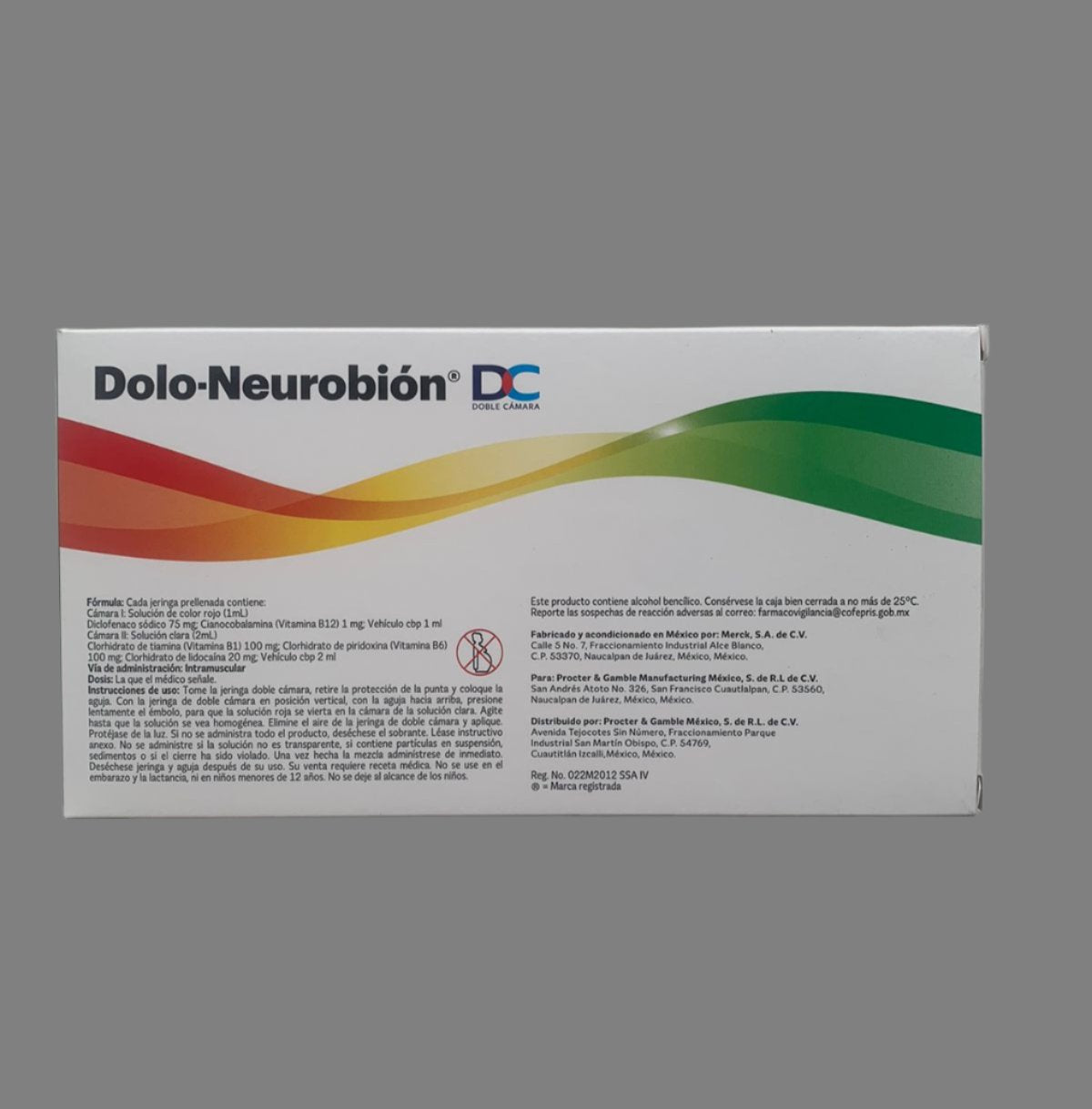 3Pk-Dolo-Neurobion DC Complejo B Injectable