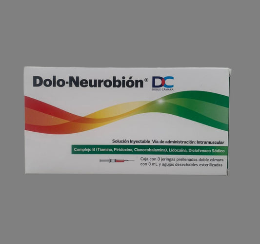 3Pk-Dolo-Neurobion DC Complejo B Injectable