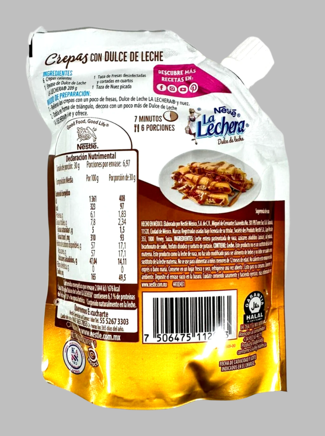 4-Pk Nestle La Lechera Dulce de Leche 209g/7.37oz