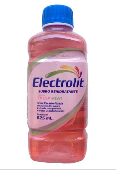 4-Pk Electrolit Fresa-Kiwi Oral Electrolyte Solution 21.1oz/625ml