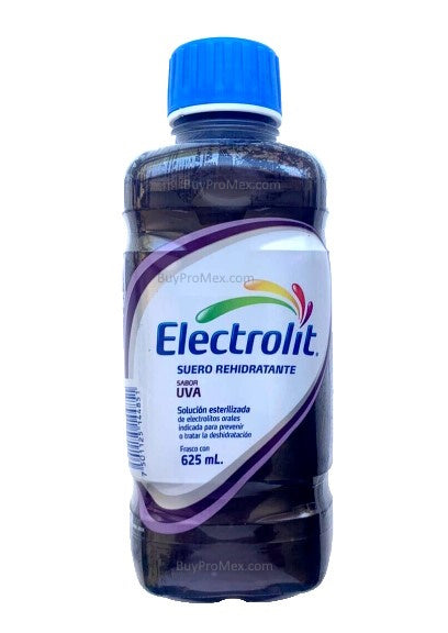 4-Pk Electrolit Uva/Electrolyte Grape Solution 625ml/21oz