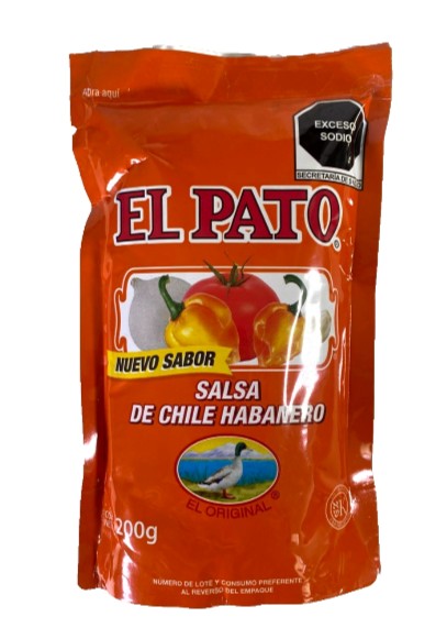6-Pack Salsa El Pato Habanero Enchilada Sauce 200g/7oz ea