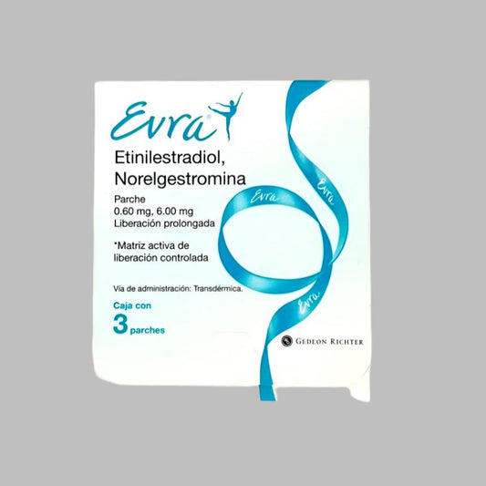 Evra Contraceptive Patch Ethinyl Estradiol/Norelgestromin 3pcs