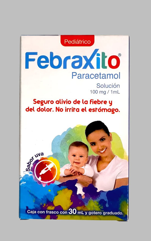 Pediatric Febraxito Paracetamol Oral Solution 100mg/1ml