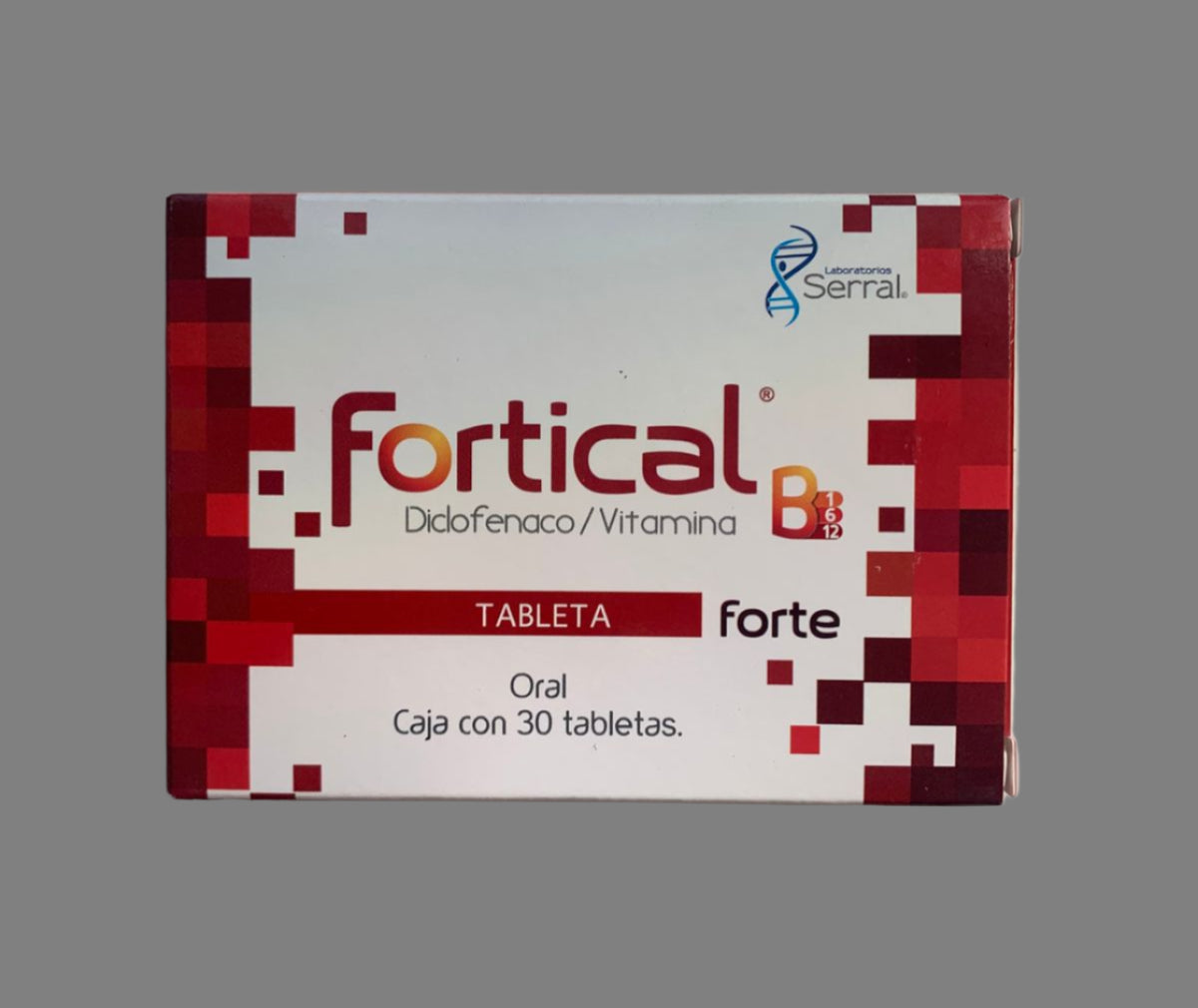 Fortical B Forte Diclofenac Vitamin B 30 tablets