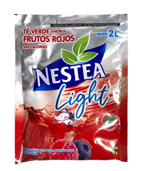 8-Pk Nestea Light Green Tea Frutos Rojos Flavor Mix 17gr/.59oz